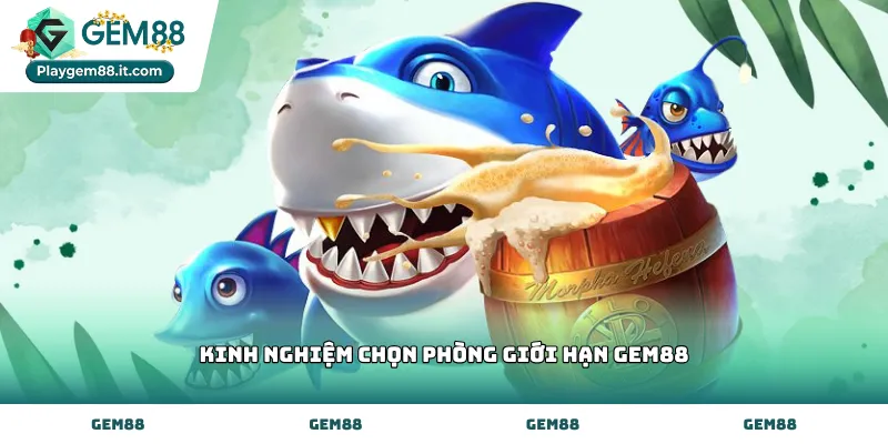 Kinh nghiệm chọn phòng giới hạn Gem88 tối ưu mức cược